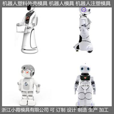 浙江注塑模具厂家塑料大厅迎宾机器人模具 服务机器人模具制造