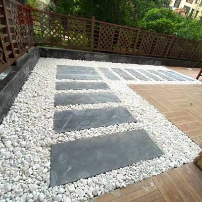 厂家供应 庭院铺路青石板 园林踏步石青石板 定制青石板地砖