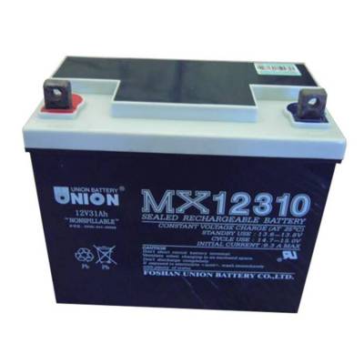 供应UNION友联蓄电池MX12240免维护12V24AH耐高低温防阻燃外壳