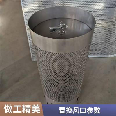 不锈钢 规格D=1000 置换通风风口 矿用分风器 FK-ZH置换风口普雷蒂 厂家直供，山东