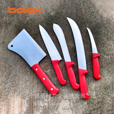 屠宰刀具剔骨刀剥皮刀牛排分割刀斩骨刀加工butcher knives cleaver boning breaking skinning knife