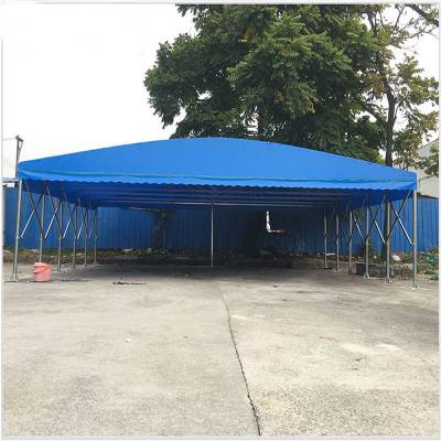 北京通州区大型移动仓库帐篷 伸缩移动雨蓬 伸缩遮阳棚技术成熟产品稳定