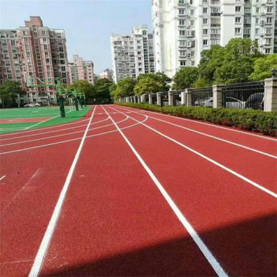 上海幼儿园胶跑道上海室外塑胶场地上海新国标透气型塑胶跑道