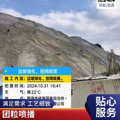 郁林承接客土喷播 道路防滑坡工程 植草挂网喷浆 专业施工团队全国