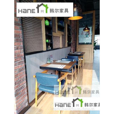 杭州BERNINI西餐厅桌椅 餐厅实木椅子定制 西餐厅实木桌椅定制 上海家具厂