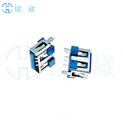 USB2.0ĸ4PʽֱDIP 8.8mm   Ƭ¶ ɫо Ƭ