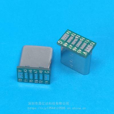 typec 16pPCBͷ6֧cc1cc2 ϸ߶8.65