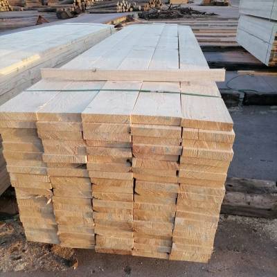 青海四面见线进口建筑木方4米工地松木脚手架板