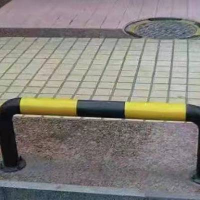 地锁钢管挡车器 挡轮器 挡车杆 交通护栏限位器