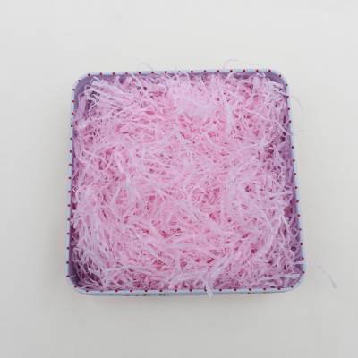 浅粉色水粉色淡粉色拉菲草纸丝填充纸碎鸡窝草纸丝