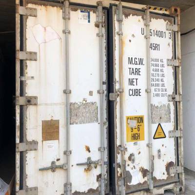 西安市二手冷藏集装箱供应 海运冷藏货柜供应 价格公道 20，40尺