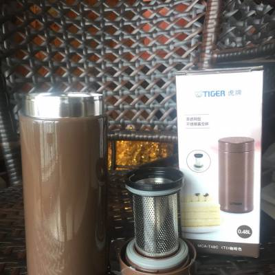 代理西安日本虎牌不锈钢杯 一按即开 一推即锁