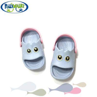 2020新款polliwalks童鞋可爱卡通时尚洞洞鞋户外休闲沙滩鞋防滑儿童拖鞋宝宝凉鞋春夏爆款