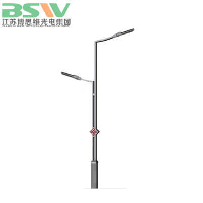 BSW货源厂家 led高低臂路灯杆 江苏亮化照明生产厂家