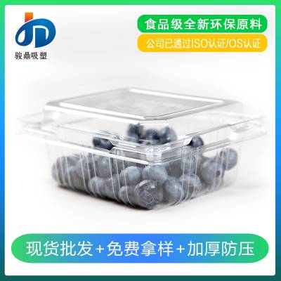 一次性水果盒半斤装透明果蔬盒草莓车厘子鲜果包装盒PET塑料盒