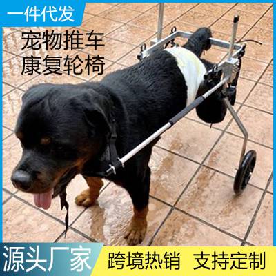 大型宠物狗轮椅 后肢前肢康复训练代步车 小型泰迪西施支架推车