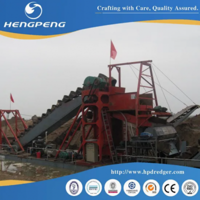 Heavy-Duty 120m3/T Chain Bucket Iron Dredger for Sale