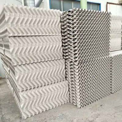 华强1000x500型号填料 冷却塔淋水片及配件 改性PVC材质