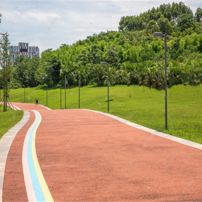 黄蓝绿色路面改其他颜色山东 李沧区青岛昌巍生态景观工程有限公司