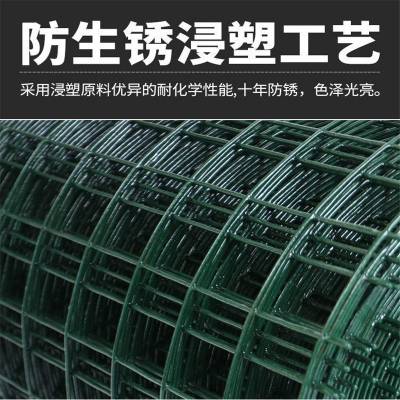 圈菜园农田护栏 鱼塘浸塑防护网 圈地围栏网 荷兰网