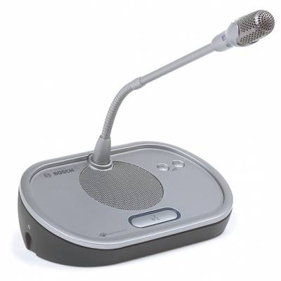 boschdcndisld带固定长杆话筒的讨论设备黑色底座