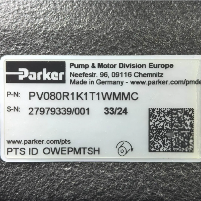 PV080R1K1T1WMMC美国Parker派克柱塞泵全新原装正品