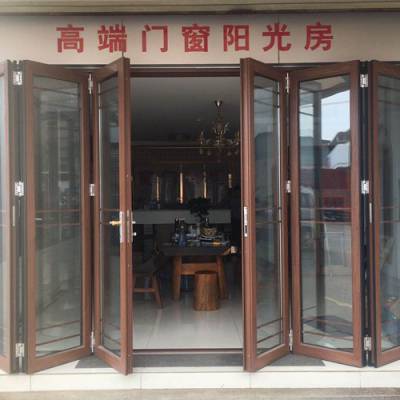 云南铝合金折叠门现货批发 昆明沥东断桥铝门窗厂家供应