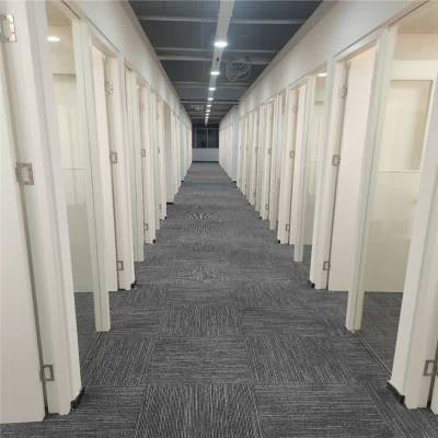 长垣县宾馆走廊地毯球厅时尚办公拼块地毯50x50厘米球室地毯