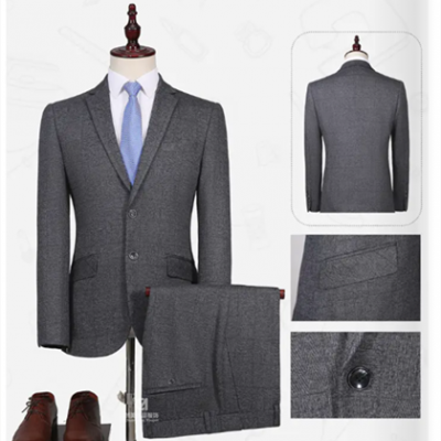 首页>男装>男式西服套装>南京商务宴会西装款式正装西装定制南京创美