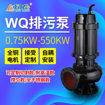 WQ潜污泵水泵工程项目污水处理用提升泵地下室潜水排污泵泵