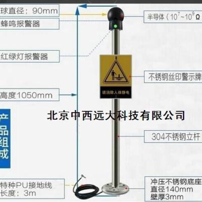 人体静电释放报警 型号:KI699-KD-PSA库号：M17126