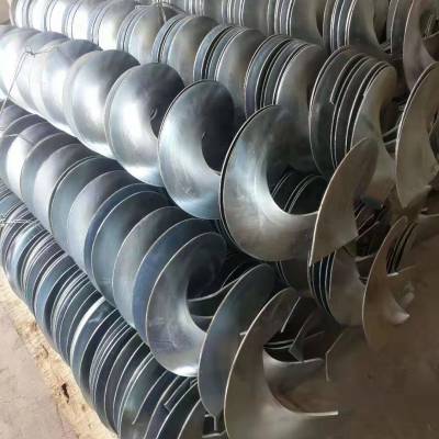 厂家供应连续冷战螺旋搅龙叶片输送机叶片建筑机械用搅拌机螺旋叶片