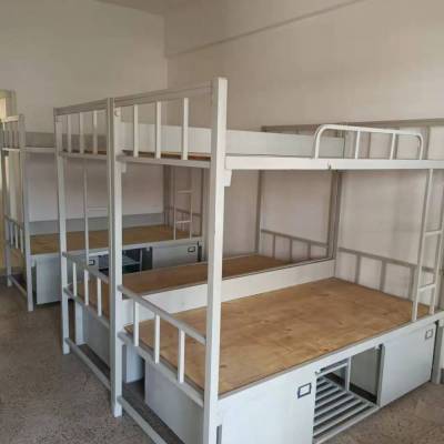 昆明学生床定制 高低床 双层床 公寓宿舍床 型材床加厚板材