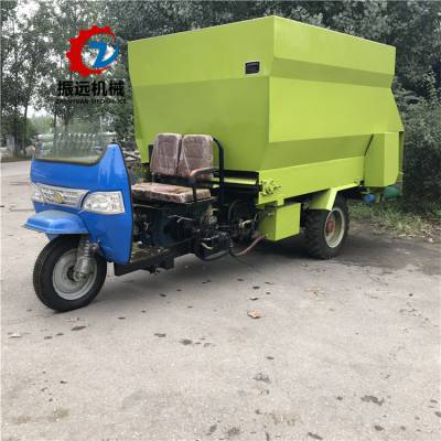 厂家养殖场喂料车 撒料车 牛棚室内饲料撒料车 喂猪用的送料车