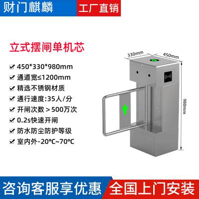 闸机厂家 写字楼速通门摆闸 人行通道闸 出入口闸机设备