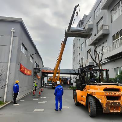 惠州市惠城区惠阳区惠东县博罗县龙门县工厂精密机器设备平台化吊装上下楼,惠州工地重型机械设备起重吊装卸