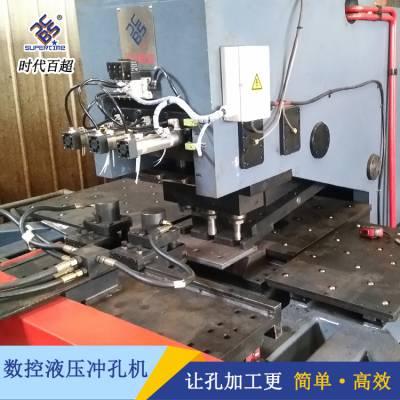 CJ100数控液压冲孔机时代百超钢结构连接板冲孔机床