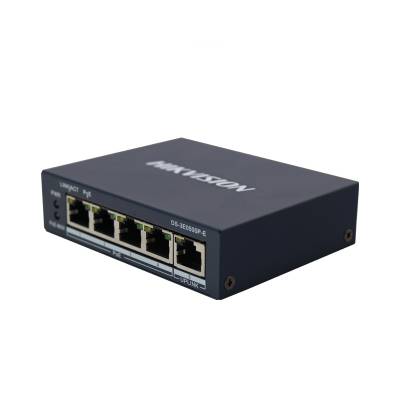 海康威视ds-3e0505p-e监控***5口10-18-26全千兆poe交换机高功率