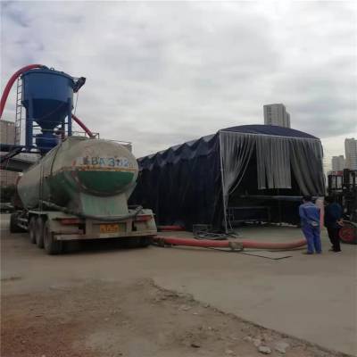 矿粉卸集装箱气力输送机 安徽船运集装箱气力输送机