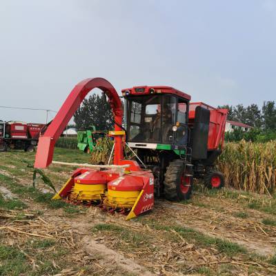 全自动100马力履带式青储收割机双转盘牧草青贮机滚刀式收割机