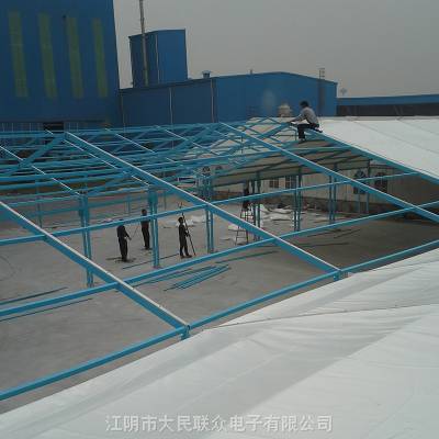 砂石料厂环保帐篷大型棚大型蓬房耐磨耐用使用年限长