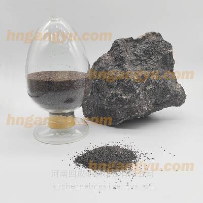 压铸铝件壳体喷砂用棕刚玉F120约110um氧化铝棕色砂