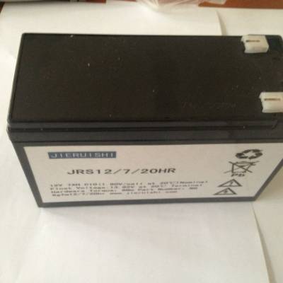 杰瑞士蓄电池JRS12/720HR铅酸免维护蓄电池12V7AH工业电池机房不间断电源