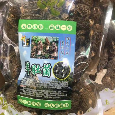 彝山香批发羊肚菌干品 羊肚蘑 羊肚菇食用菌干货产地供应