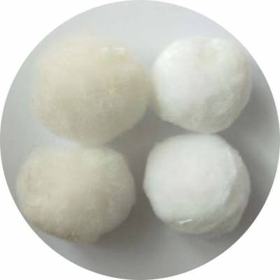 纤维球滤料改性纤维球滤料精细化过滤净水培菌硝化毛球