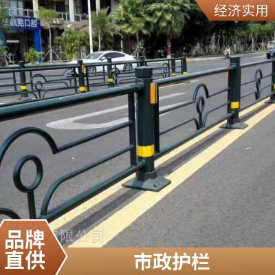 交通道路护栏施工 使用寿命长 连接牢靠 结构稳定