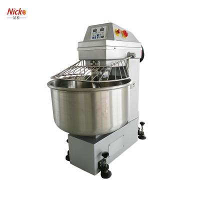 尼科大型和面机商用 50kg大型和面机搅拌机 面粉搅面机揉面机 双动双速和面机