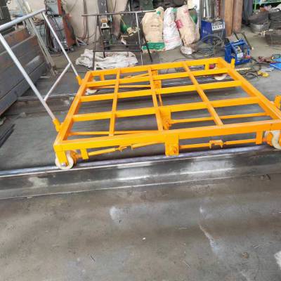 铁路作业手推车 轨道交通作业平板车 离手即刹双向运行