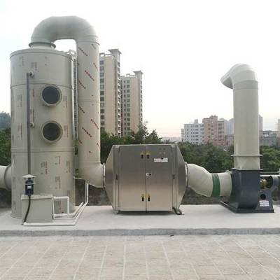 江苏工业废气喷淋塔设备 酸雾净化塔 酸碱耐腐蚀PP材料喷淋塔