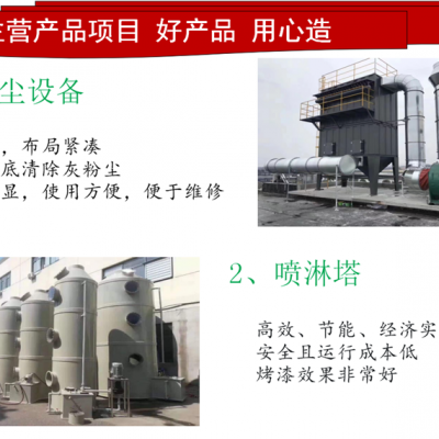 上海奉贤净化设备工厂，家具厂废气治理设备，车间新风系统设计